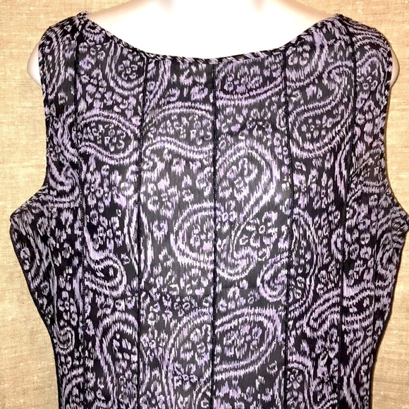 ⭐️3 for $29 EUC Sandra Darren Sleeveless Sheer Dress - Picture 5 of 13